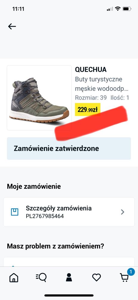 Buty chłopięce zimowe ocieplane Decathlon Quechua SH100 X-W 39 NOWE