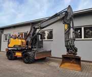 VOLVO EW 160E ROTOTILT Steelwrist Szczypce Podpory + Pług GPS 3D Leica