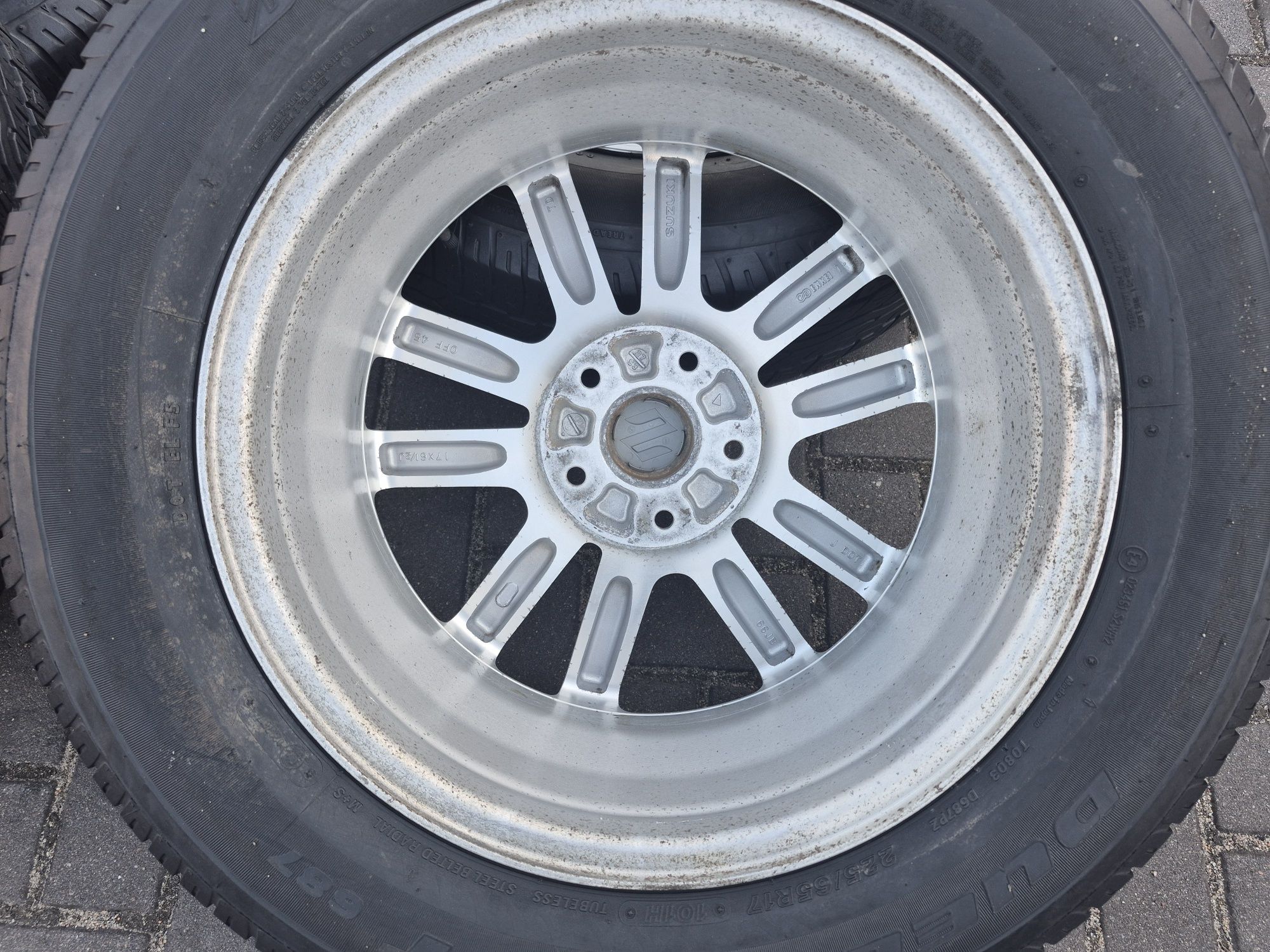 Koła Alu Oryg SUZUKI Vitara 5x114.3 17 Cali 6.5J ET45 225/65 R17 5.5mm