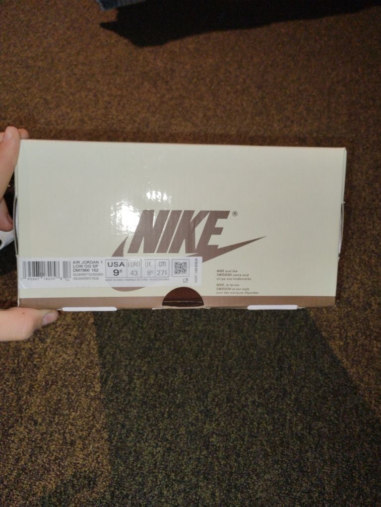 Jordan 1 low Travis Scott reverse mocha