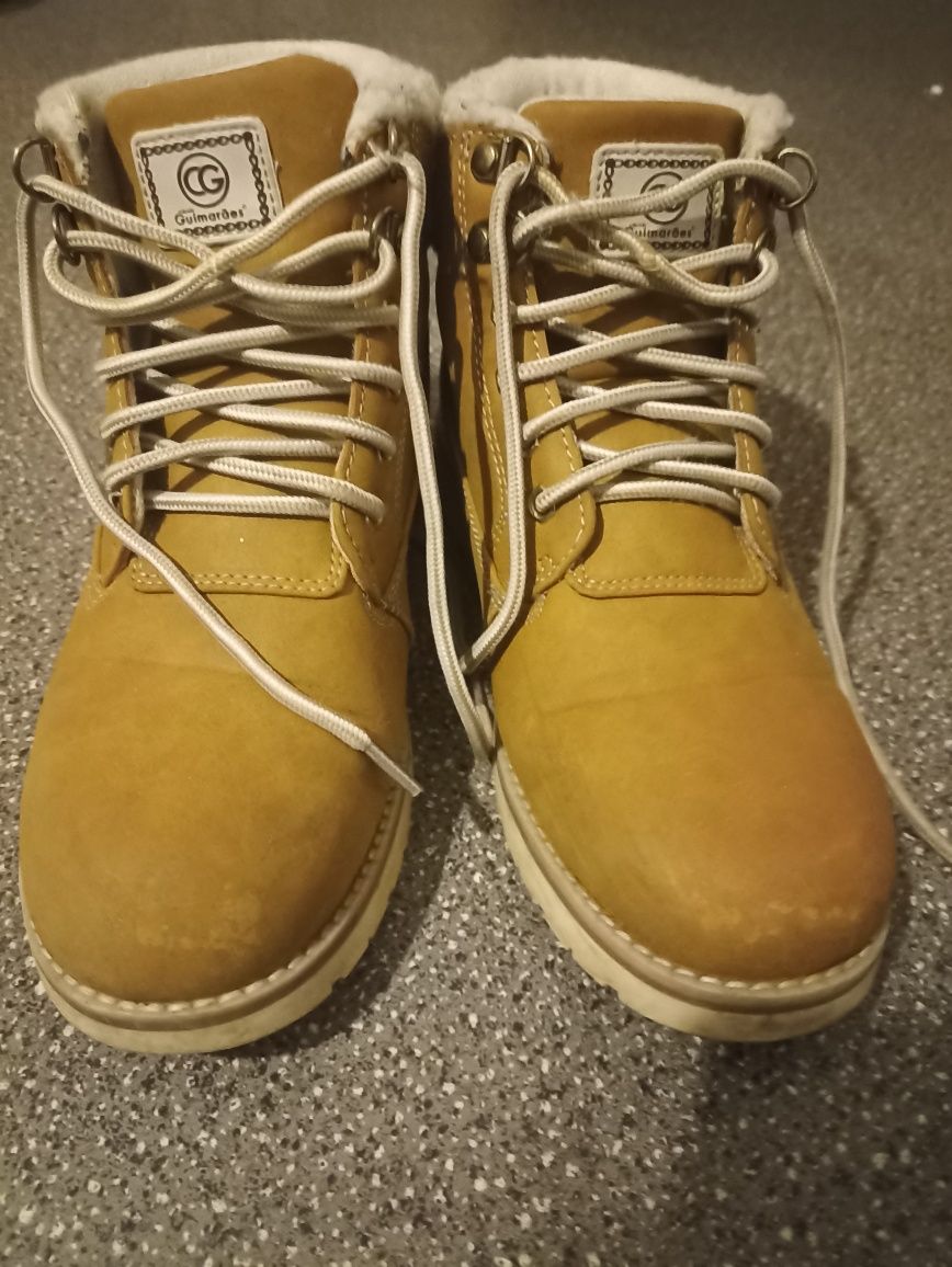 Botas camel usadas