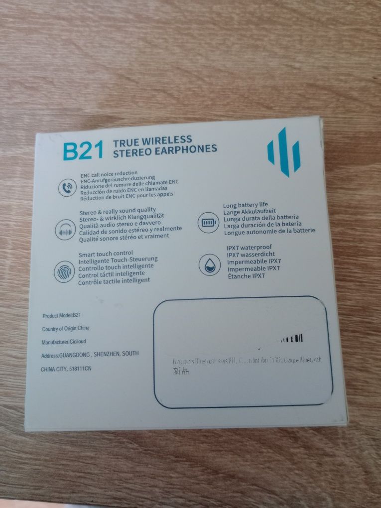 Słuchawki bezprzewodowe B21