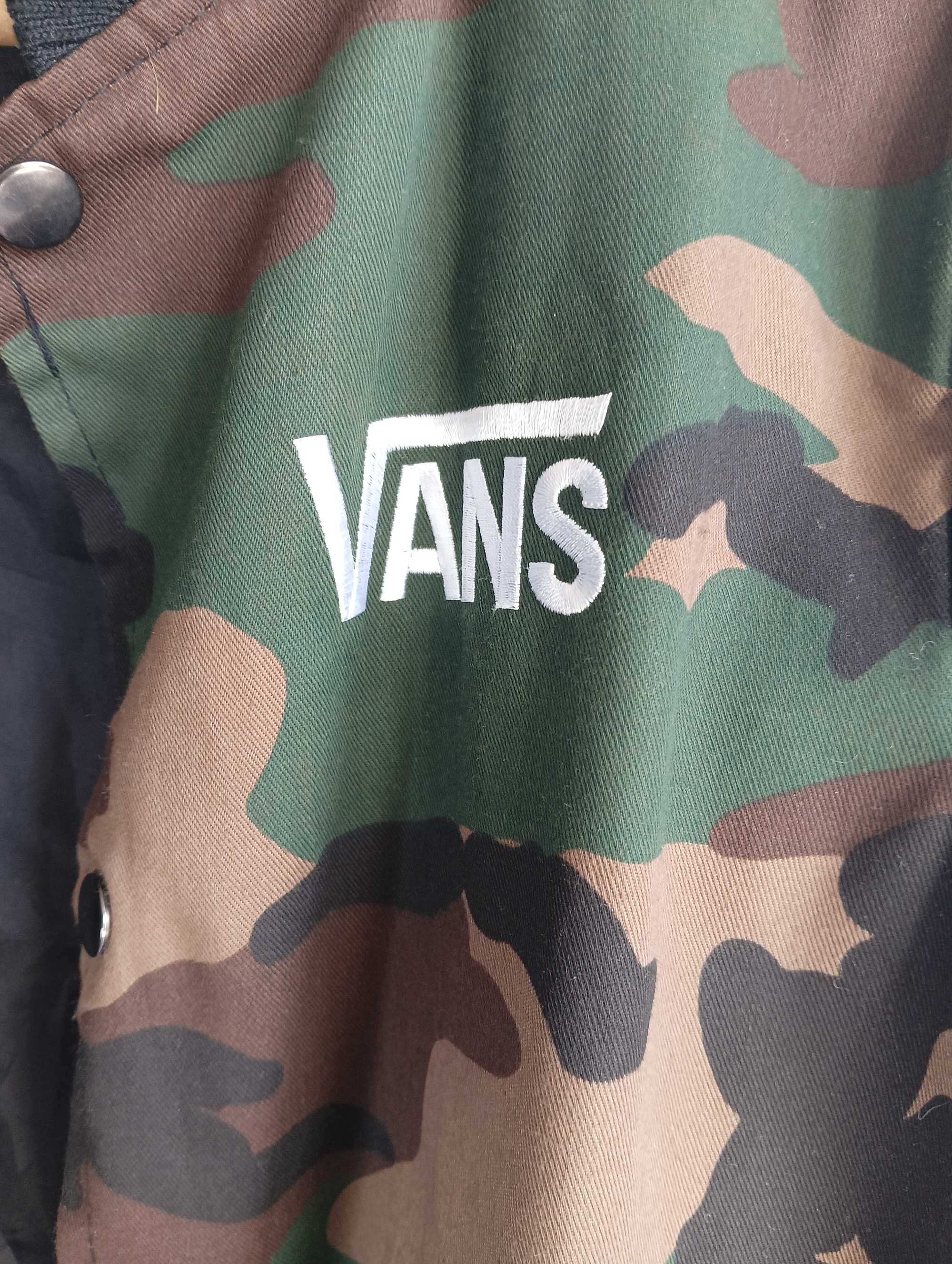 Vans męska kurtka moro, bomberka r.L nowa bez metek