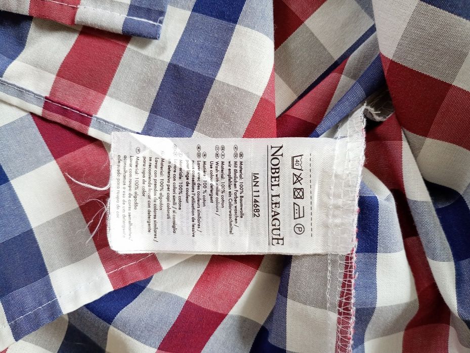 Nobel League męska koszula L Slim 40/41