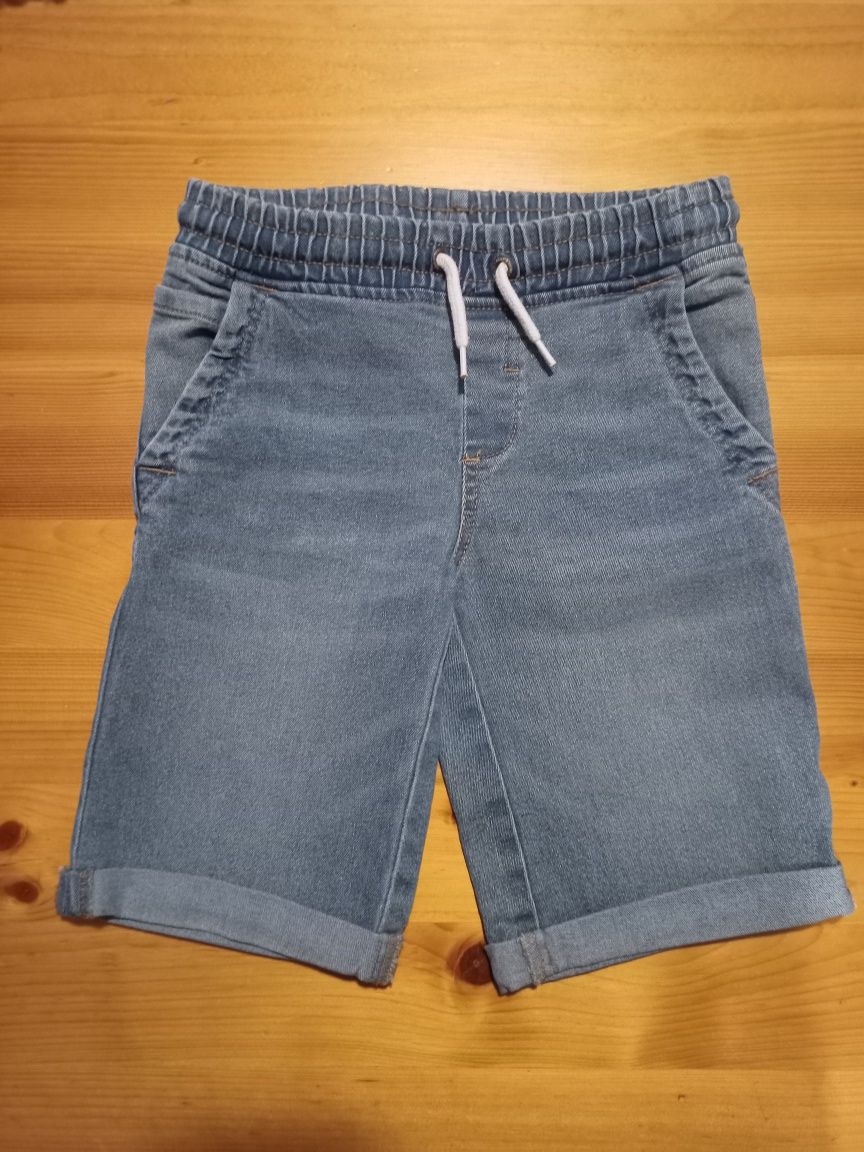 122 128 C&A szorty chłopięce jeansowe