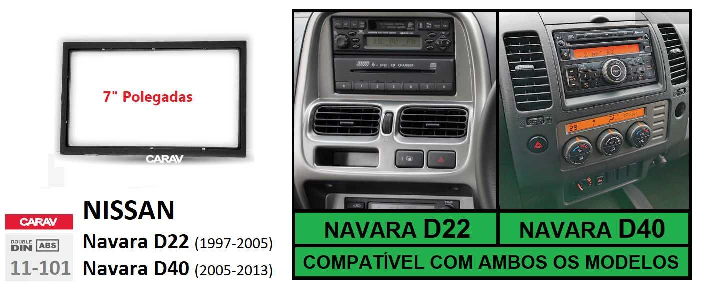 Rádio 2DIN • Nissan NAVARA • D22 / D40 (1997 a 2013) • Android 4+32GB