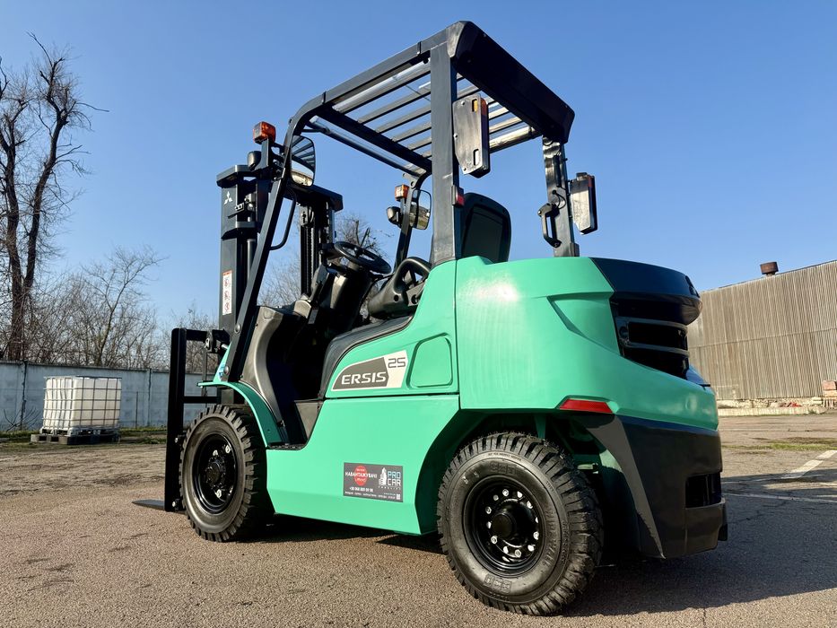 Навантажувач вилковий Mitsubishi KFGE25 ERSIS вилочный погрузчик,кара