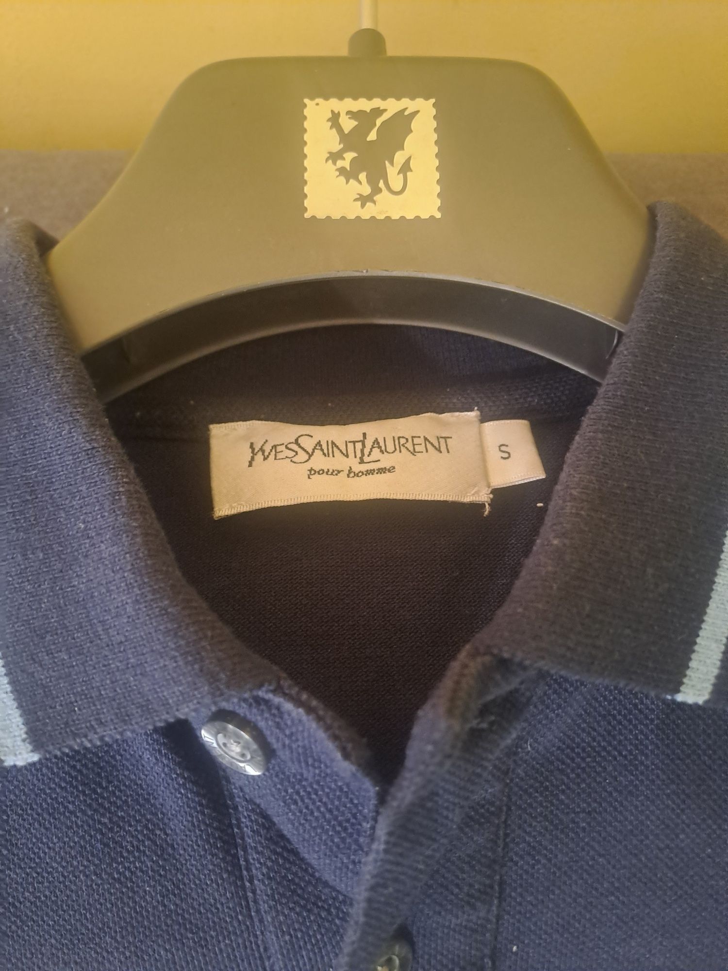 Yves Saint Laurent koszulka polo ysl tshirt polówka rozm. s/m