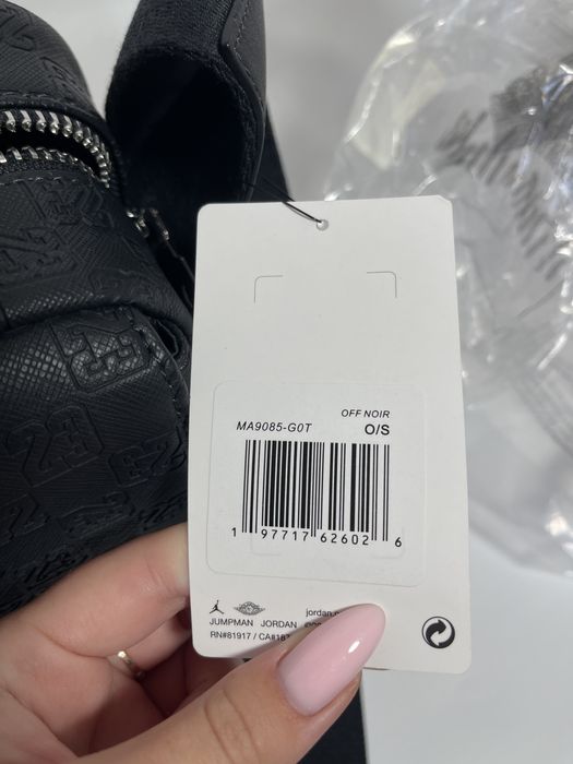 Оригінал сумка Jordan MA9085-GOT месенджер через плече сумочка чорна