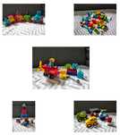 Zestaw klocków LEGO DUPLO pociąg spider-man samolot pojazdy mix