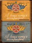Braz & Braz - Cartaz em cartão com 26,5cm x 18,5cm