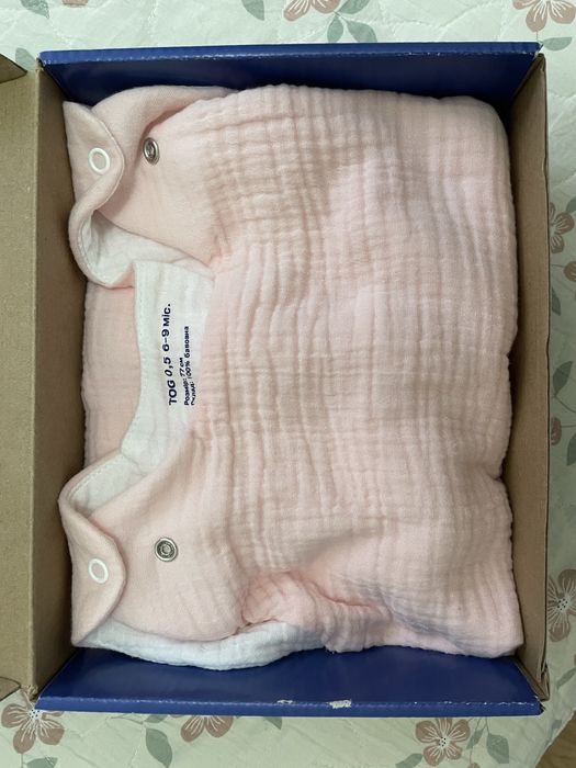 Літній спальник sleepset SONTO рожевий 6-9 міс 0,5 Tog