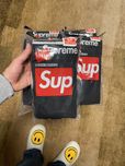 Spodenki bokserki Supreme czarne 4pack