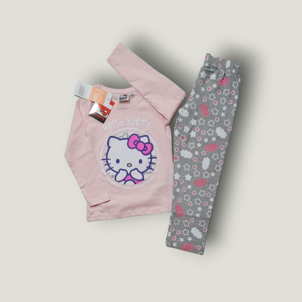 piżama HELLO KITTY 104cm 4latka różowa kotek