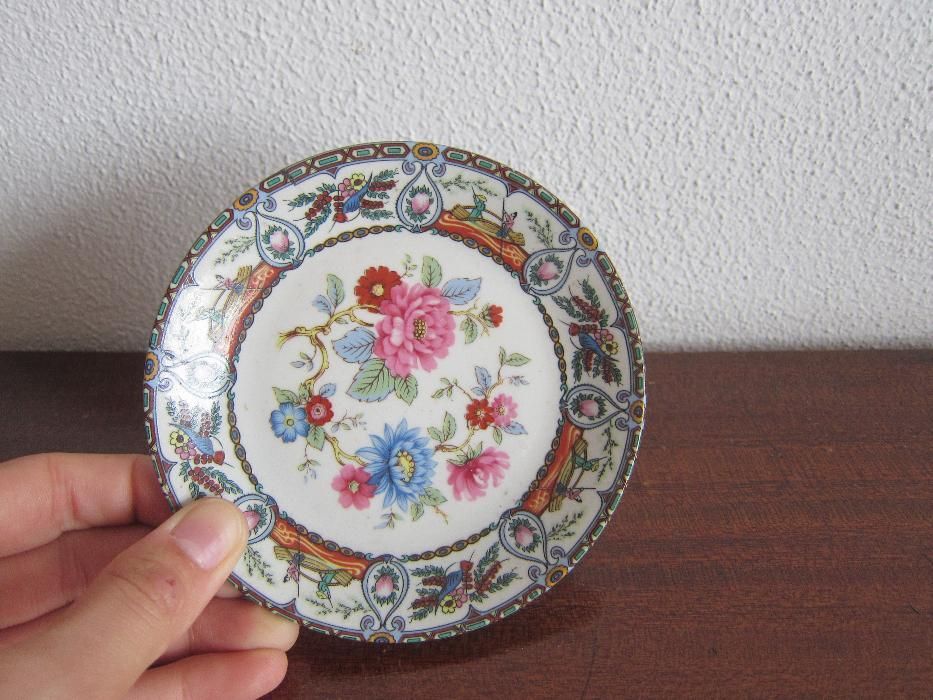 Conjunto de 2 Pratinhos de Enfeitar com Flores