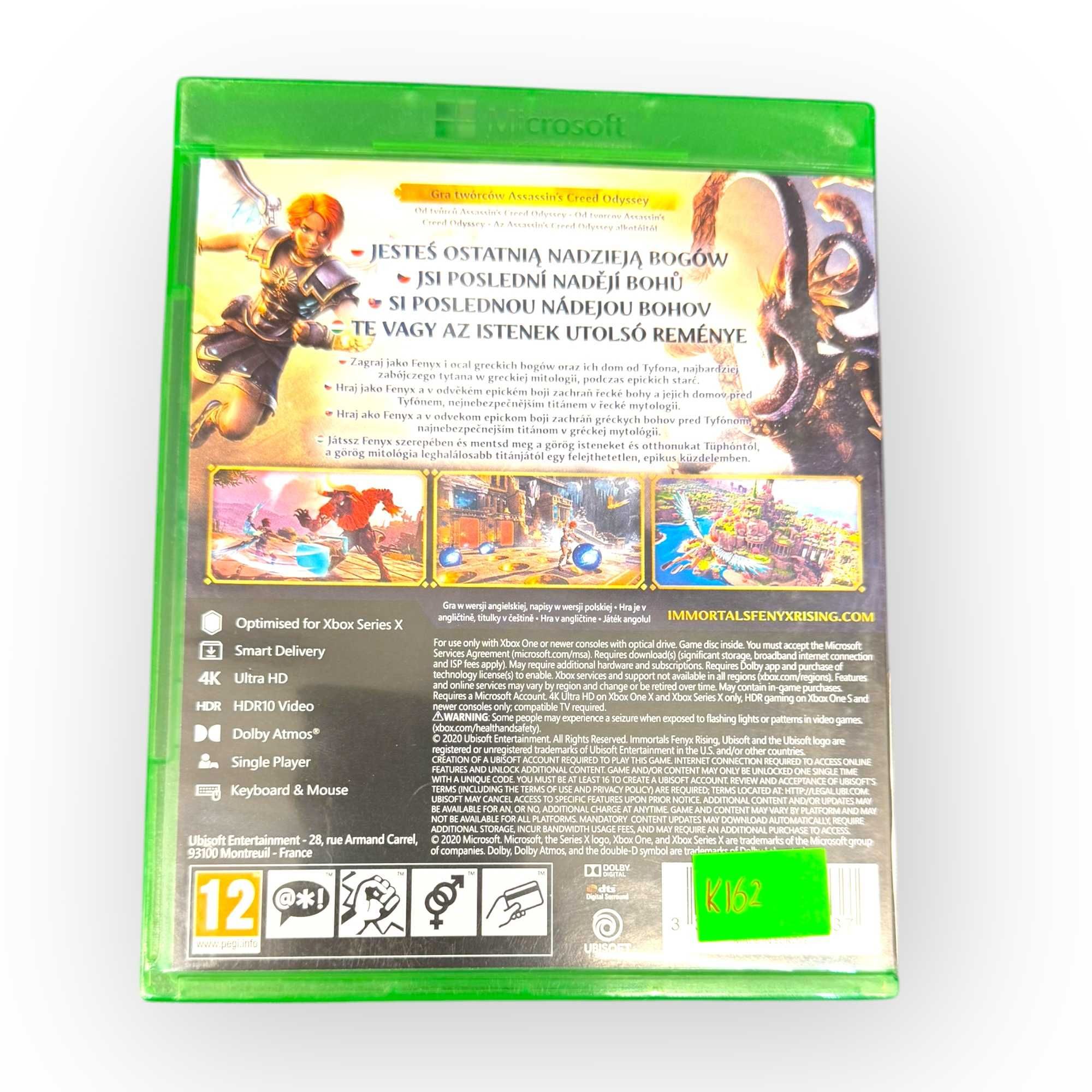 Gra XBOX ONE Immortals fenyx rising