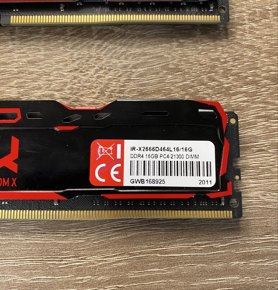Goodram IRDM X 2x16 32 gb гигабайта 2666 mhz оперативная память
