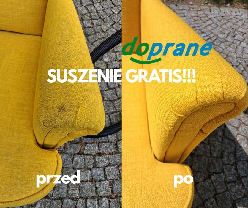 Pranie, czyszczenie tapicerki meblowej i wykładzin oraz  ozonowanie