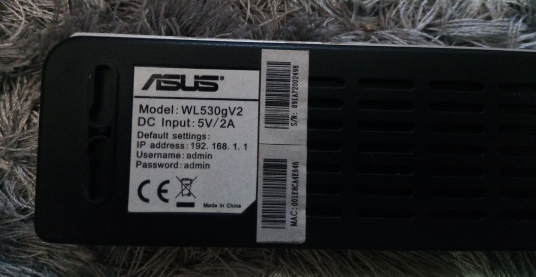 Router Asus WL-530gV2