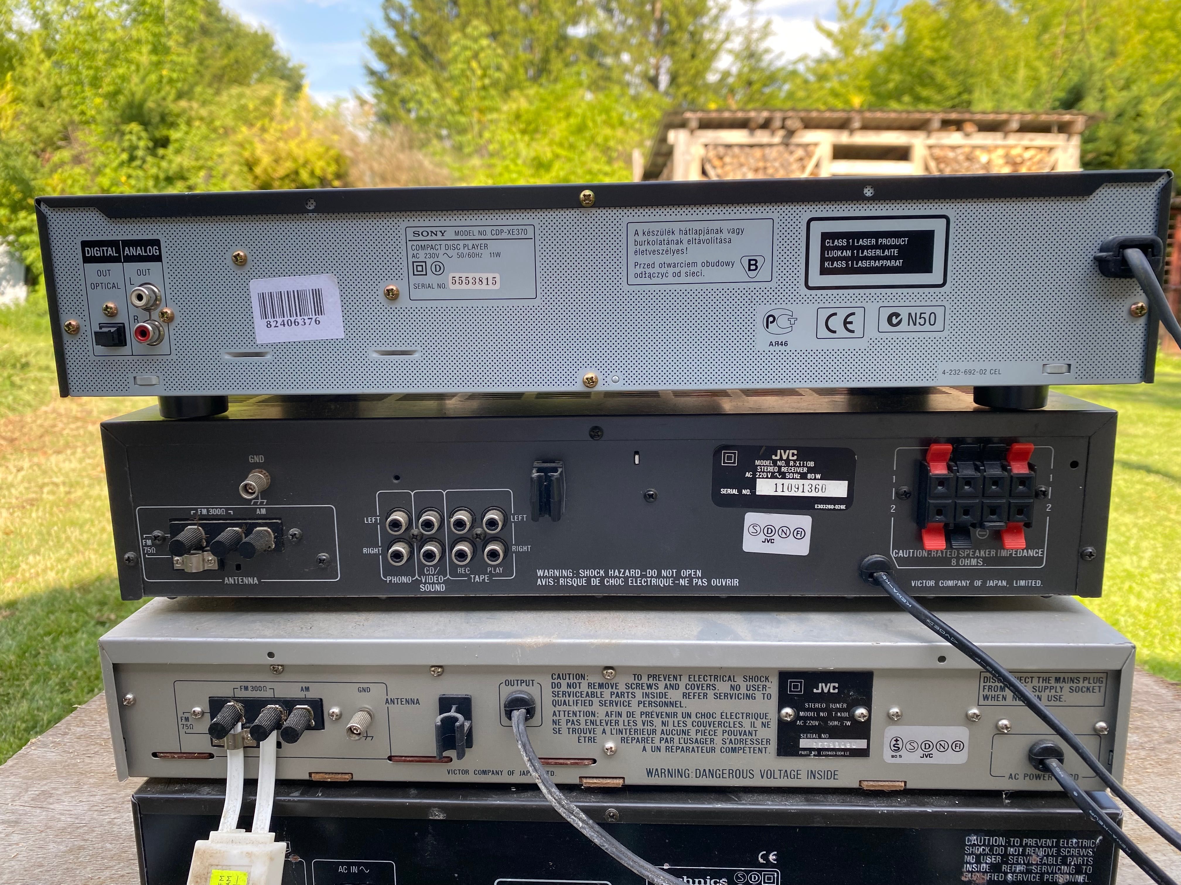 Technics JVC Sony