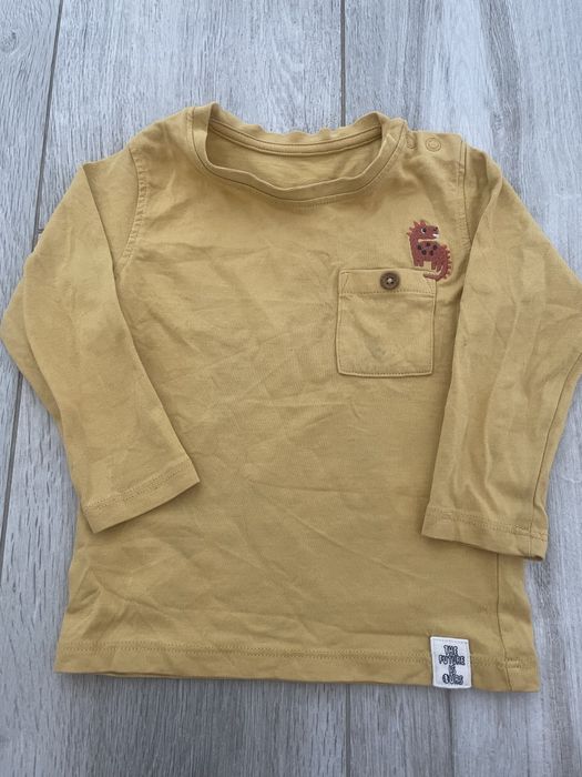 Zestaw bluzeczka z długim rękawem + dresy rozmiar 80