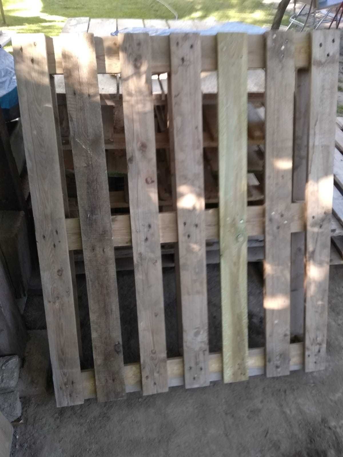 Palety 120 x 100 meble parkan płot podest stół siedzisko
