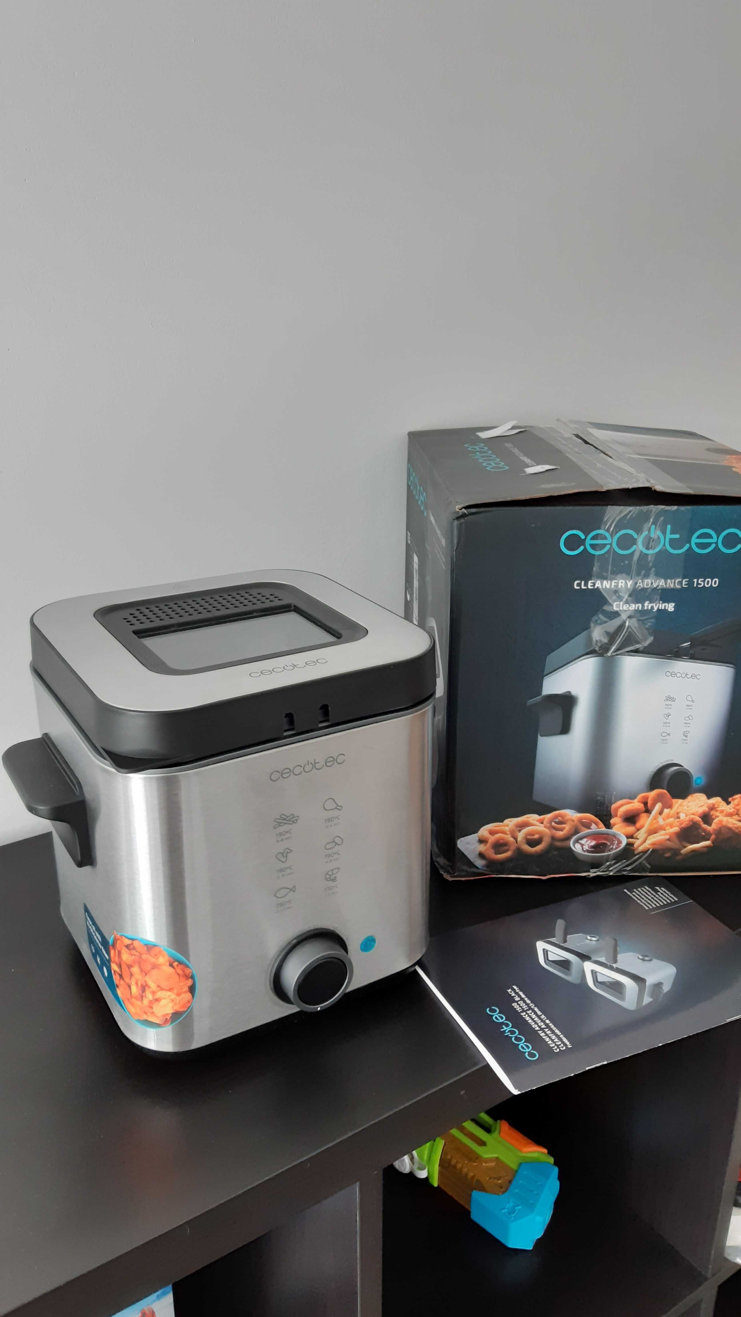 Cecotec Airfryer frytkownica beztłuszczowa cleanfry advance 1500 1,5l