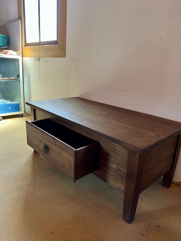 Mesa de centro rústica