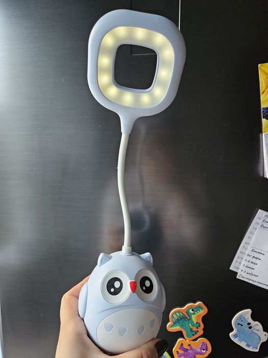 Лампа Сова, дитячий світильник світильник