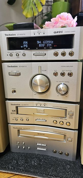 Technics SC-HDA710 DVD/CD mini system audio, mini wieża bdb. stan