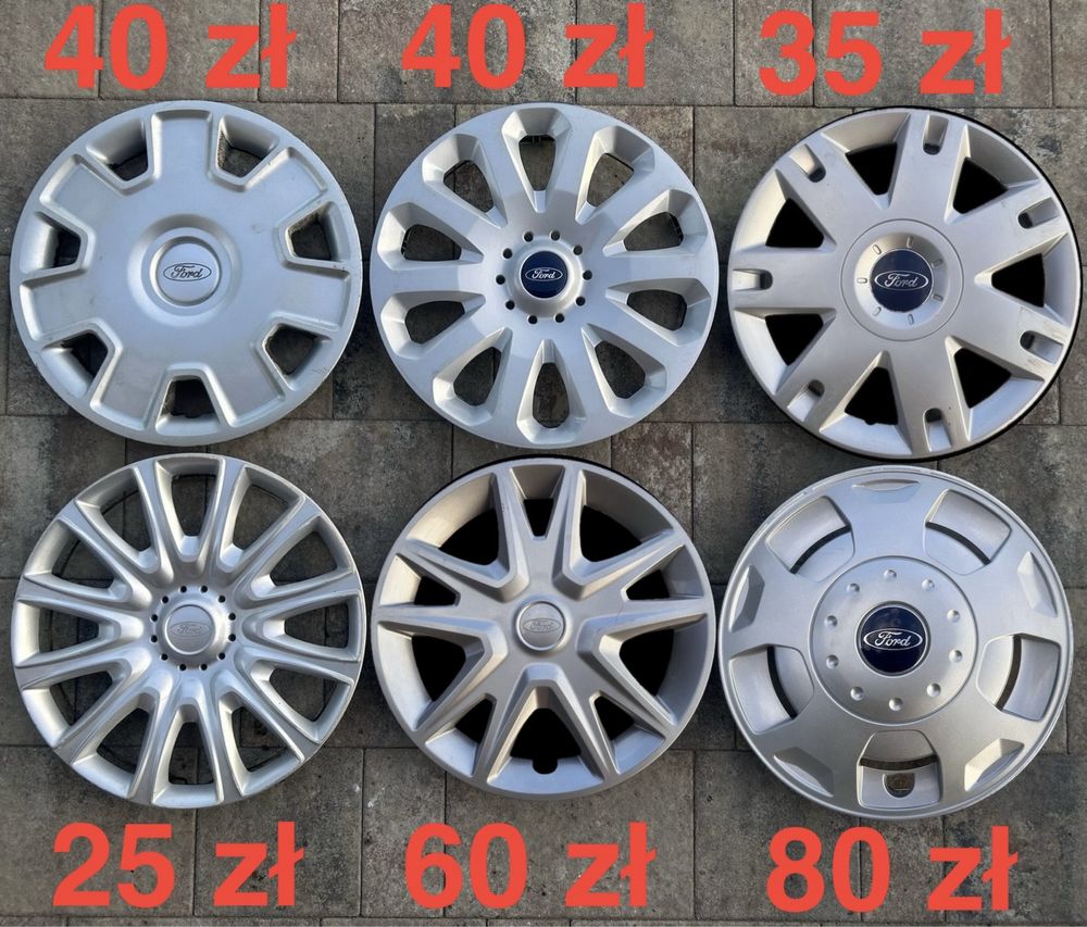 Kołpaki Ford 14,15,16 Fiesta, Focus, Mondeo, Transit