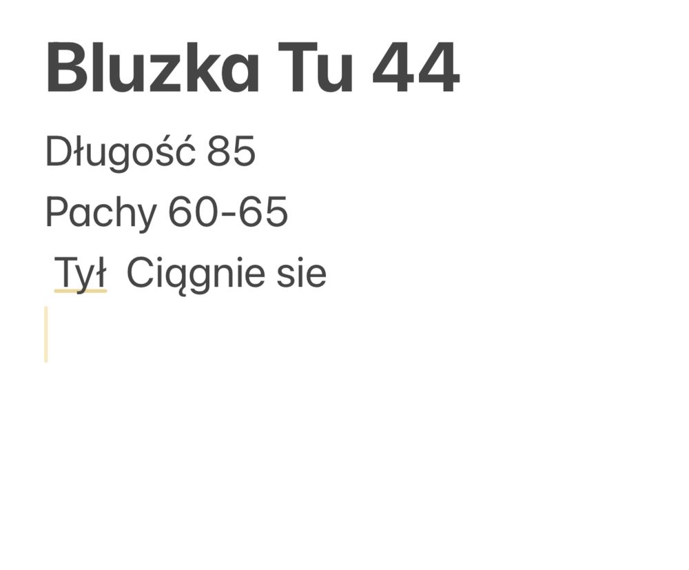 Bluzka Tu rozmiar 44