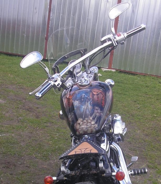 Szyba honda VT 600 Gmol,gmole Stelaż lampy