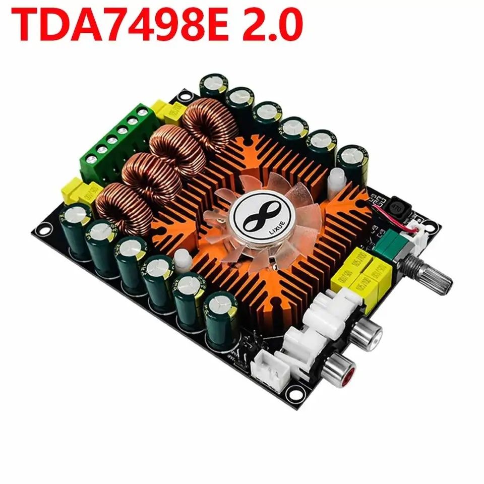 Усилитель мощности звука TDA7498E, 2*160W, поддержка BTL 220W.,стерео