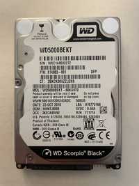 Жорсткий диск WD Scorpio Black 500GB 7200rpm WD5000BEKT 2.5 SATA II