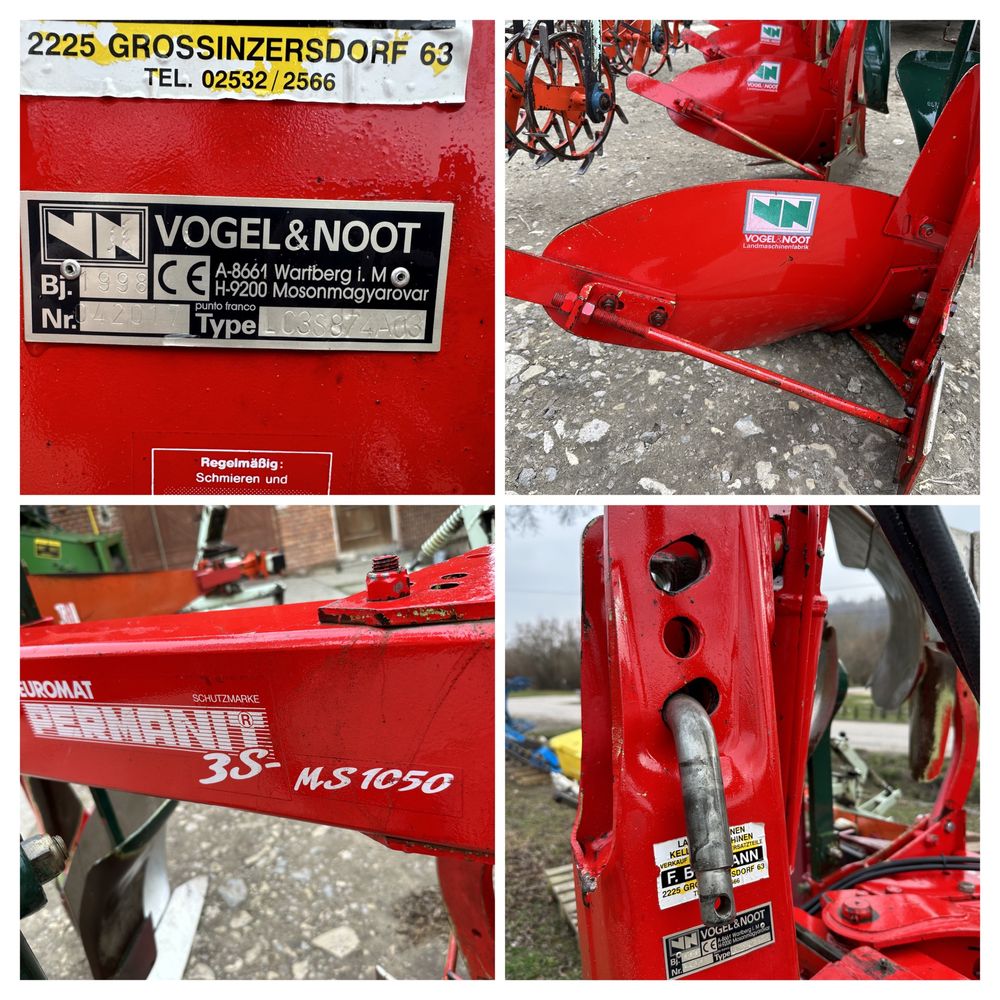 Pług Vogel&Noot MS 1050 + wały + siewnik z Austrii