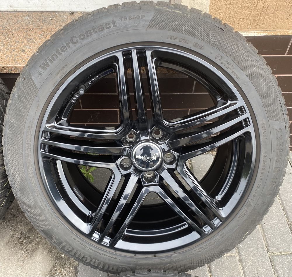 Alufelgi z oponami 235/50 R18 VW Tiguan Audi Q3 A8 D3 5x112