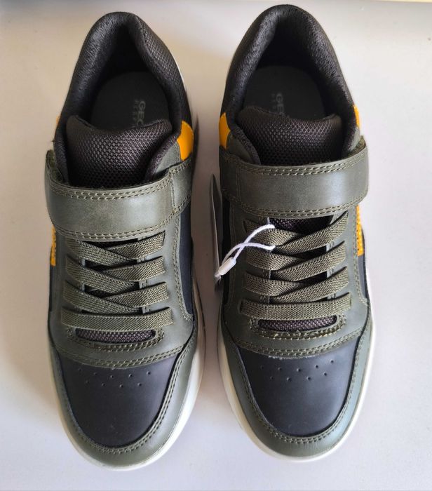 Ténis GEOX J Perth (Green/Yellow) tamanho 35