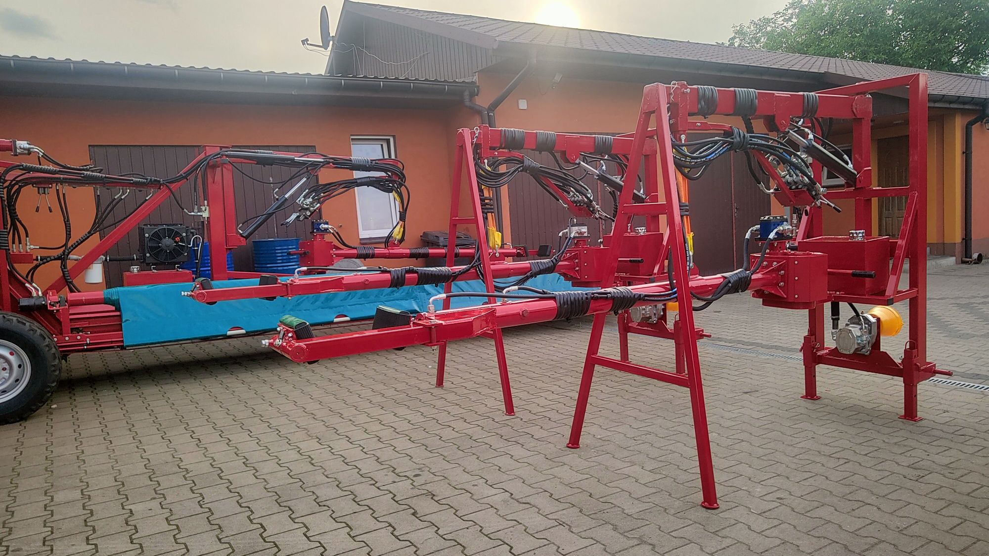 Otrząsarka do wiśni śliwek jabłek orzechów