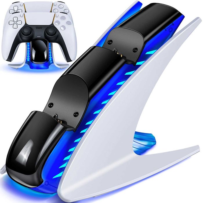 Зарядна станція для PS5 DualSense для двох джойстиків (геймпадів)