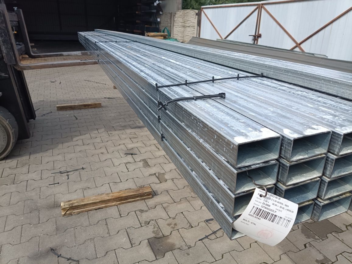 - Multi-Stal - Profil ocynkowany  80x40x2 / 100x40x2