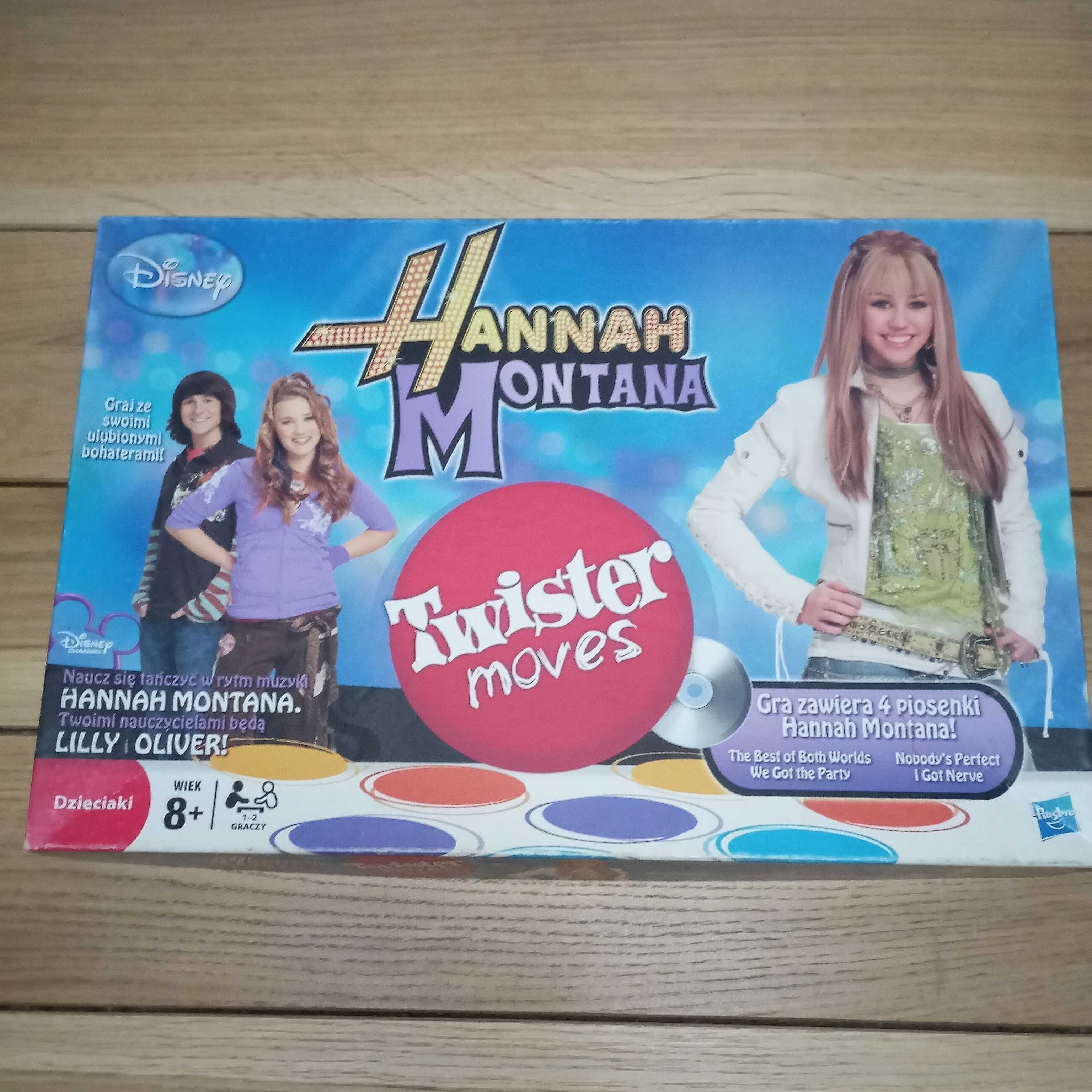 Gra Twister moves Hannah Montana Disney Hasbro