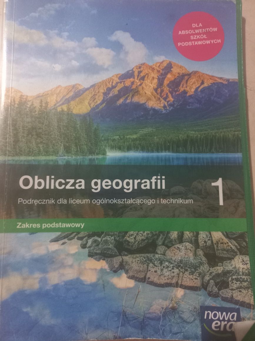 Oblicza geografii 1 podrecznik +karty pracy