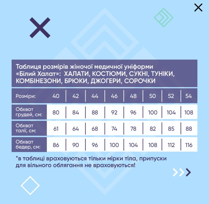 Медичний хірургічний костюм жіночий блакитний