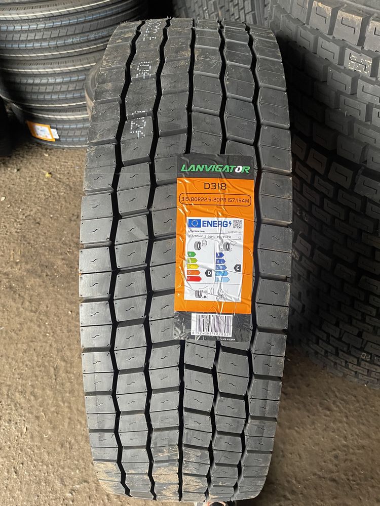 Шини R22.5 Lanvigator 315/70 315/80 295/80 Вантажні D318 D801 резина