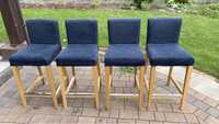 Krzesła barowe hokery Ikea Henriksdal 65cm 4szt Bergmund