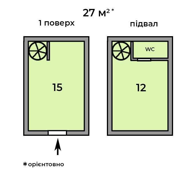 Здається в оренду фасадне комерційне приміщення 27м2, вул. Джерельна