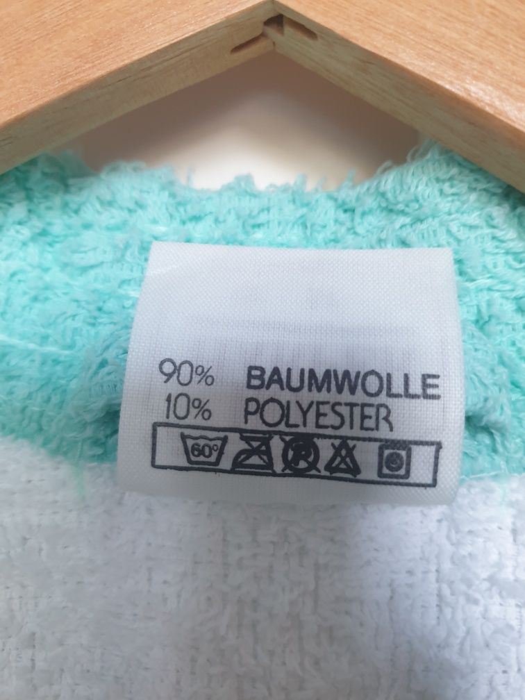 Szlafrok bawełniany kąpielowy z paskiem 90% bawełna frotte gruby M