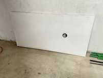 Base de duche RUBI CARGA MINERAL BRANCA 160X80CM RETANGULAR