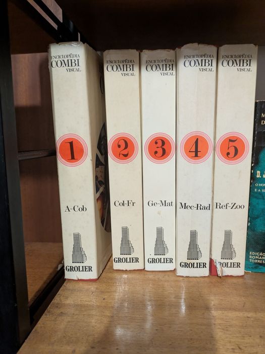 Enciclopédia Combi Visual - livros antigos